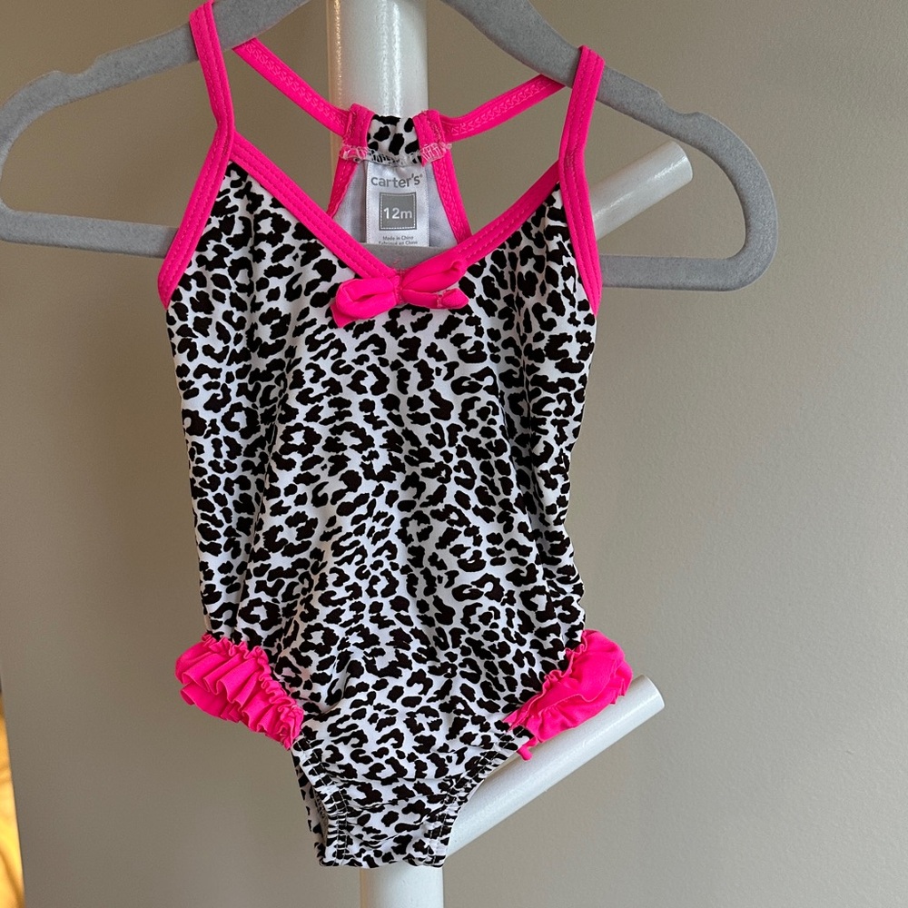 Carter’s Leopard Print Bathing Suit 12 Months
